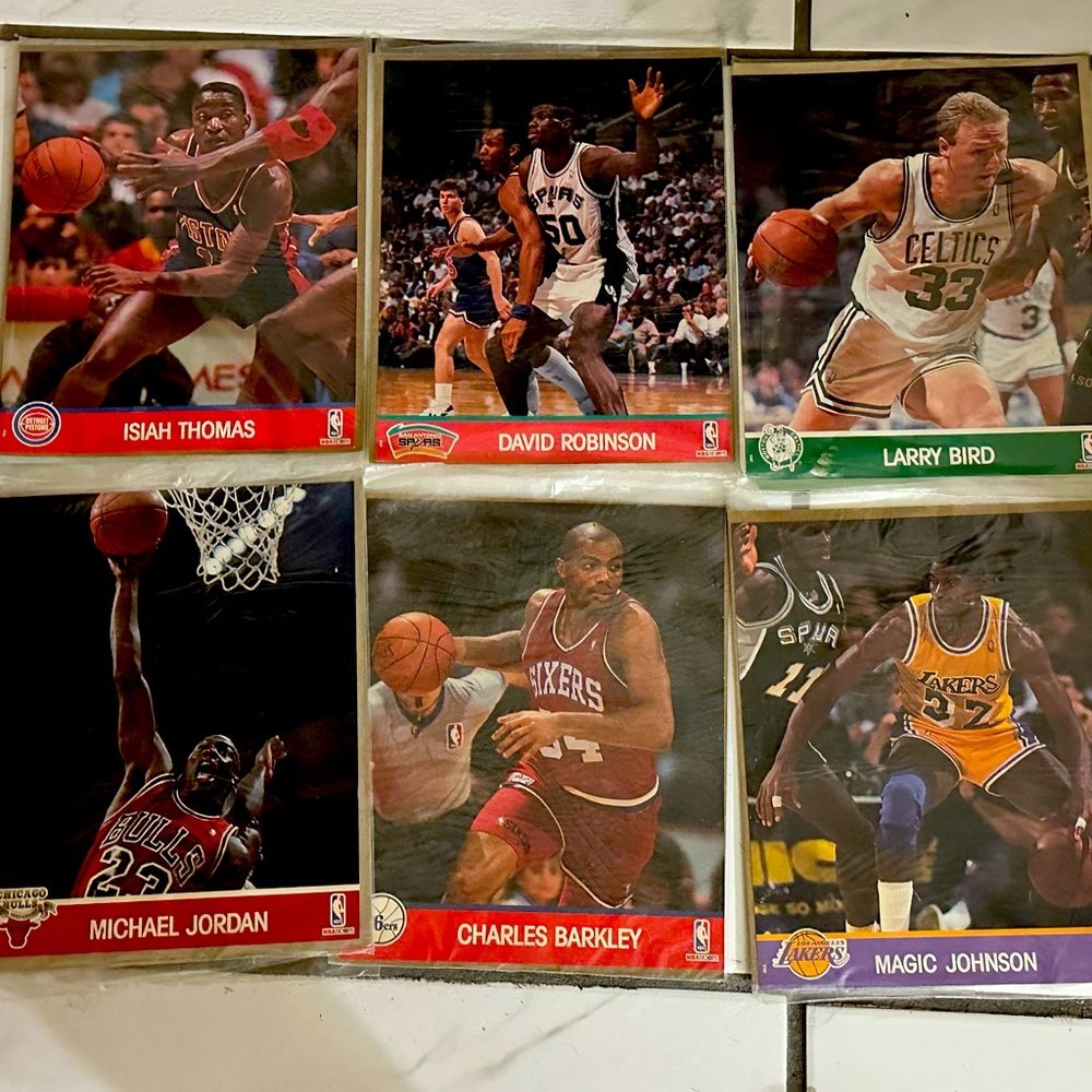 Vintage NBA Hoops Action Photos bundle